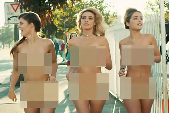 Seat naked lasies running around video ray
