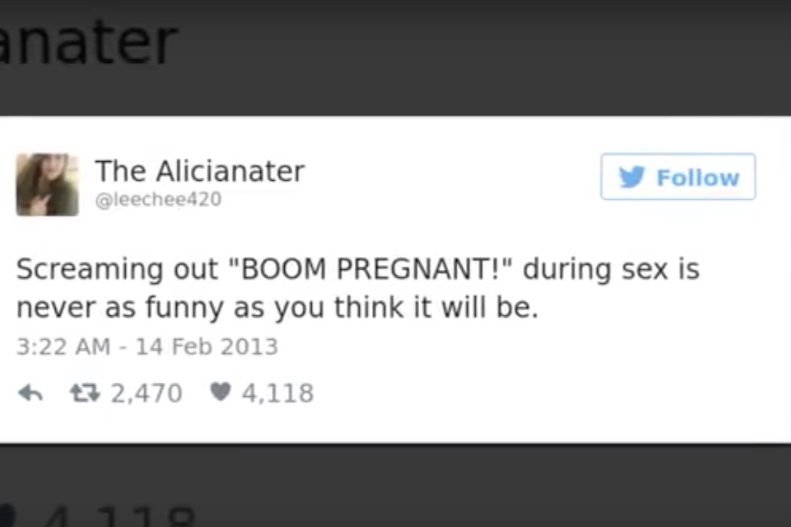 Video Hilarious Pregnancy Tweets