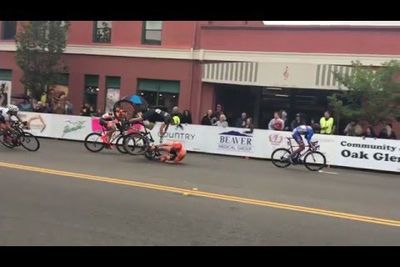Video: This Cycle Crash In Slow-motion Is A Graceful, Gruesome Ballet After A Riders Peddle Clips A Reflective Bump, Causing Chaos At 50kph!