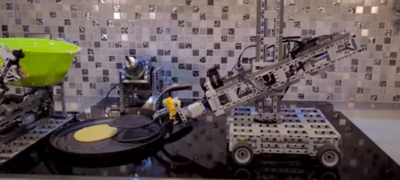 Amazing Automated Pancake Factory Build Out Of Legos