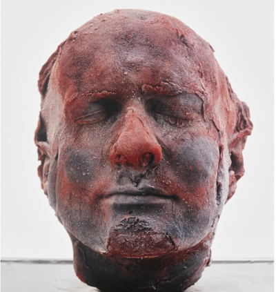 Artist Create Frozen Self Portrait Sculptures Using His Own Blood