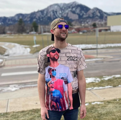Redditor Shares Epic Photos Of Him Wearing A Shirt Of Him Every Year