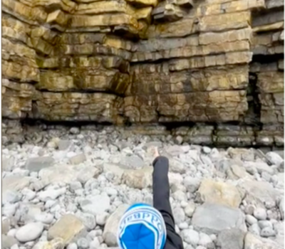 9-year-old Discovers  Ammonite Fossil From 200 Million Years Ago In Beach Cliff