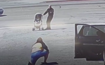 Man Rushes Out Of Interview To Save Baby In Runaway Stroller