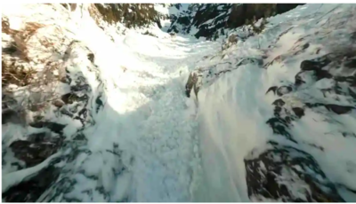 Incredible Footage Of A Massive Avalanche