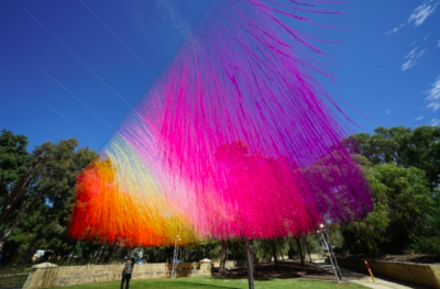 Graffiti Artist Creates Mesmerising Yarn Installation Inspired By His Beloved Grandma