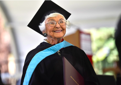 105-year-old Teacher Finally Got To Receive Her Masters In Education