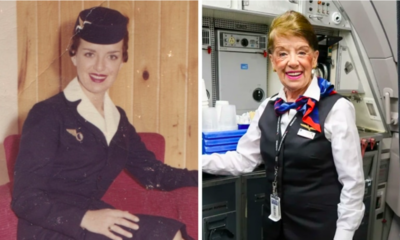 Flight Attendant Breaks Record For 65 Years Of Flying In Service