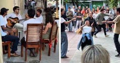 Spanish Citizens Transformed The Power Outage Into A Street Party