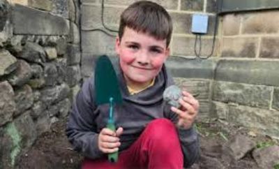 While Digging In His Yard, A Young Boy Finds A 140 Million-year-old Marine Fossil