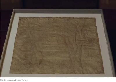 A Copy Of Magna Carta, Which Harvard Law School Paid $27 For, Turns Out To Be A Rare Original