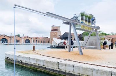 Giant Filtration System Serves Espresso Made With Water From Venice Canals