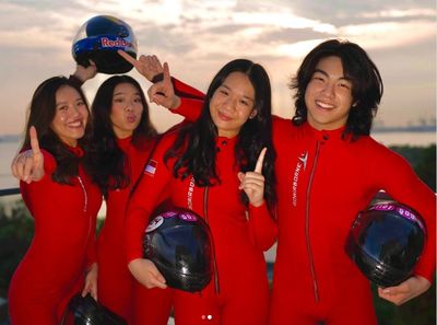 Champions Of Synchronized Indoor Skydiving Show Off Their Gravity-defying Skills